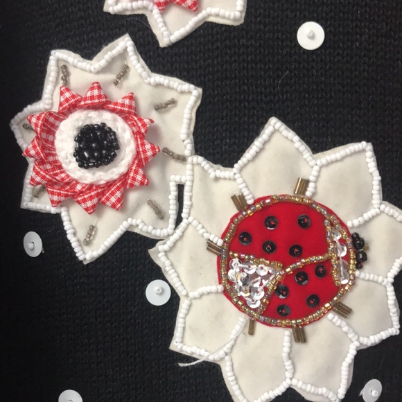 Ladybug cardigan - Picture 4 of 10